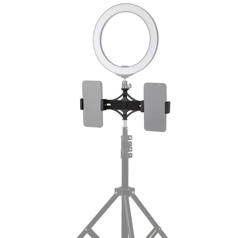 

Universal Smartphone Tripod Adapter Cell Phone Holder Mount Adapter with Live Webcast Mount Bracket For Live Broadcast