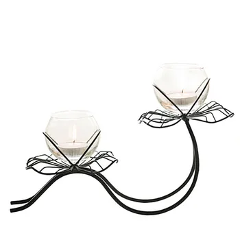 

European Candle Holders Wrought Iron Candlelight Dinner Romantic Wedding Table Candlestick Decoration Home Decorations 50X131