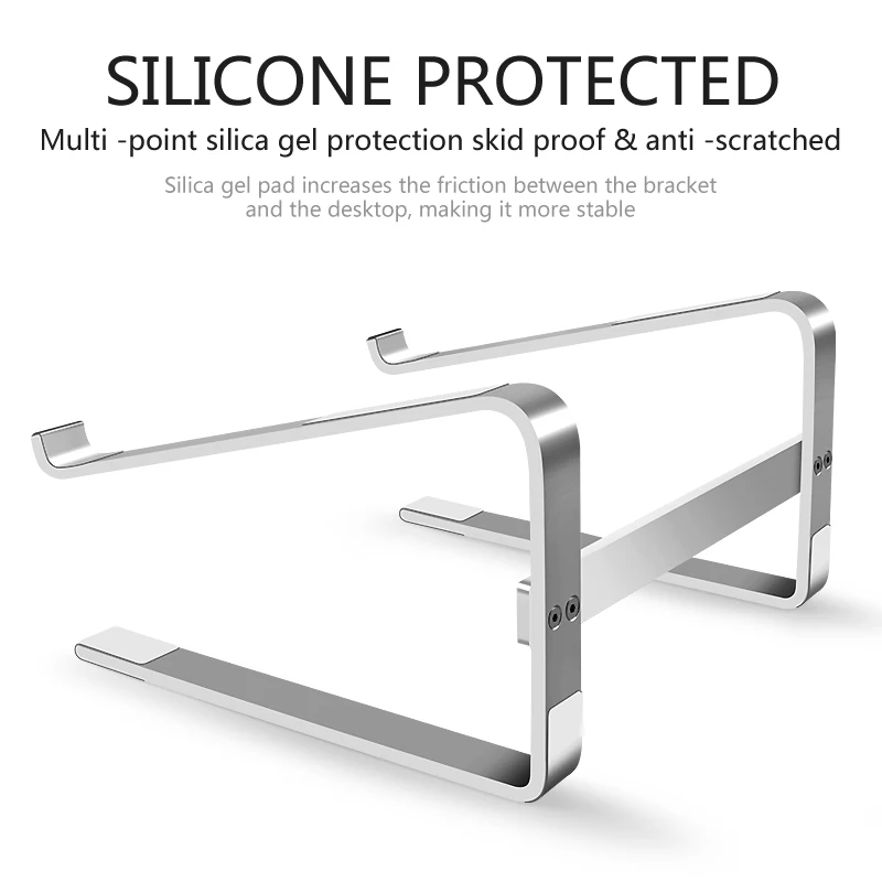 Aluminum Laptop Stand Notebook Riser Holder For Macbook Air iPad Pro Dell HP Lenovo Xiaomi Computer Tablet Support Accessories