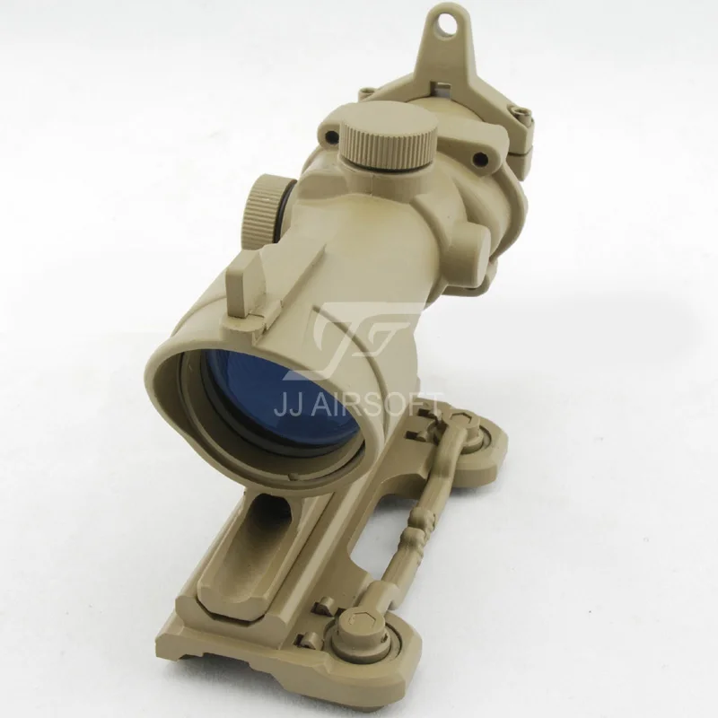 JJ Airsoft ACOG Style 4x32 Scope with QD Mount & Killflash/Kill Flash (Black/Tan) FREE SHIPPING(ePacket/HongKong Post Air Mail) JJ Airsoft ACOG Style 4x32 Scope with QD Mount & Killflash/Kill Flash (Black/Tan) FREE SHIPPING(ePacket/HongKong Post Air Mail)