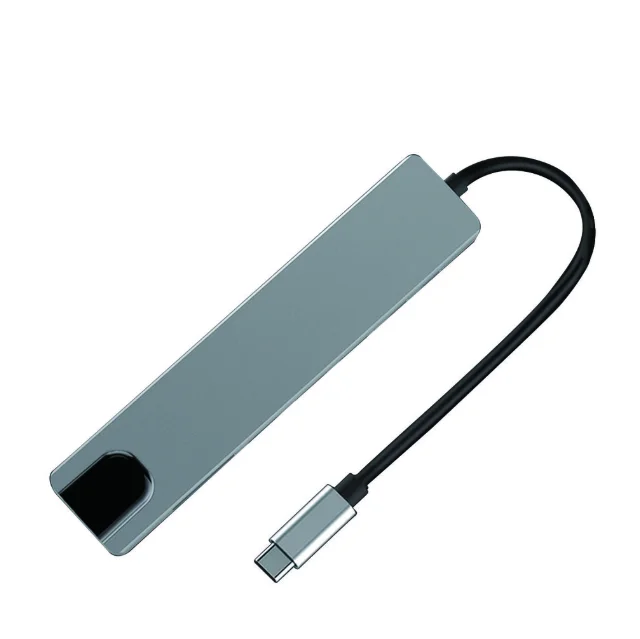 6 в 1 Usb C Hdmi многопортовый концентратор адаптер type-C адаптер Hdmi 4K Usb 3,0 линия зарядки многопортовый тип-c адаптер