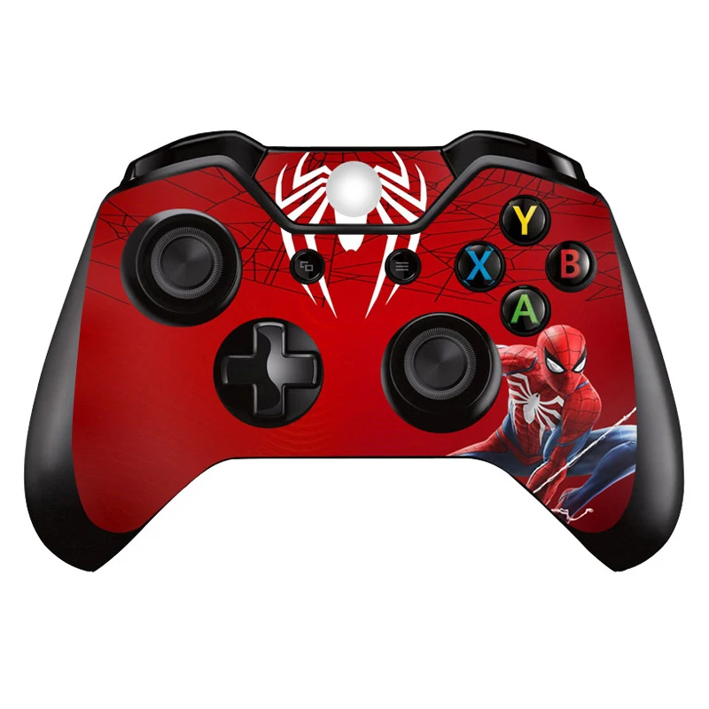 Spider Man Cartoon Stickers For Xbox Onectrl Skin Stickers For Xbox One Console And Controller Gamepad Controller Stickers 