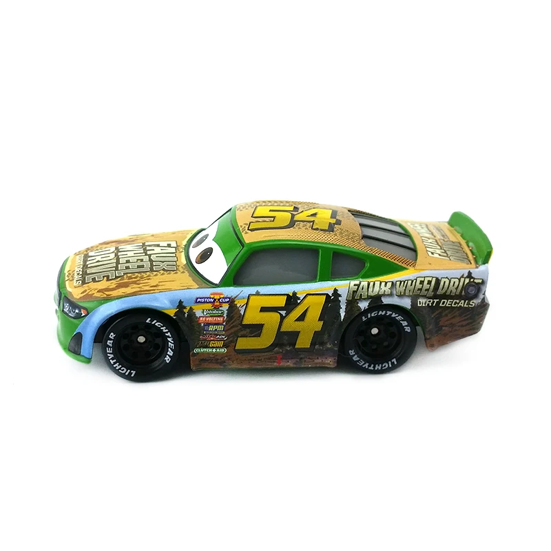 Disney "тачки 3 № 54 Tommy Highbanks 1:55 металлический литой автомобиль Развивающие игрушки модель автомобиля для мальчиков, для детей, подарок на день рождения