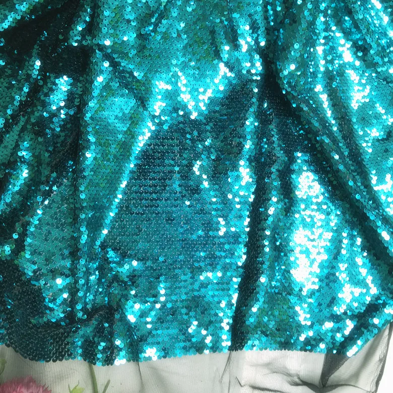 5 метров, DHL, изумрудно-зеленая ткань с блестками для платья, качественная ткань, материал для костюма, праздничный фон, ширина 130 см