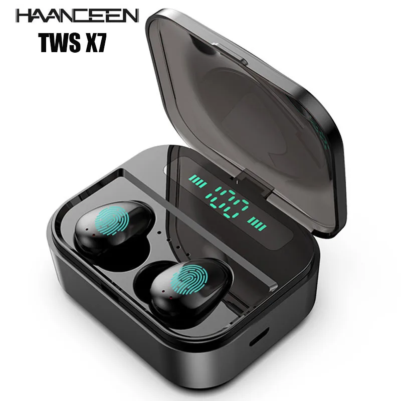 

TWS Wireless Earphones Wireless Earbuds Earphones Mini Waterproof Headfrees with 3600mAh Power Bank For All Phone