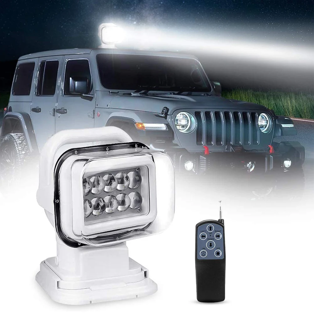 10X 24W Flush Mount LED Work Light SPOT Beam Fits Jeep Offroad 4WD Truck Trailer 