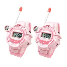 Walkie talkie montres en plastique pour enfants, 1 paire de jouets créatifs d'interphone