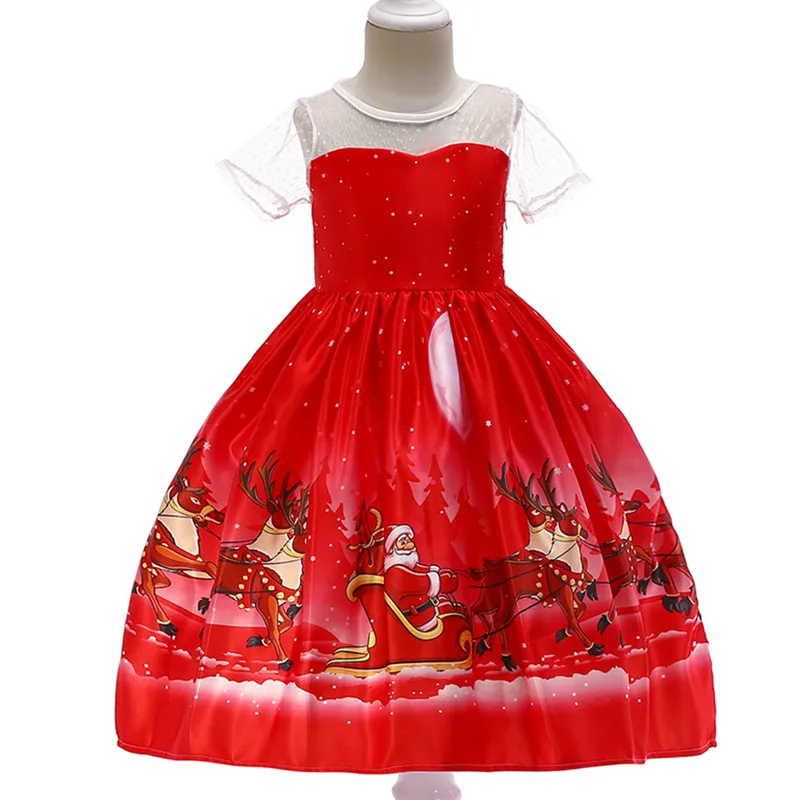 Новое Детское платье, яркое кружевное платье принцессы с аппликацией, танцевальная одежда для девочек, пышное праздничное платье с цветами и стразами