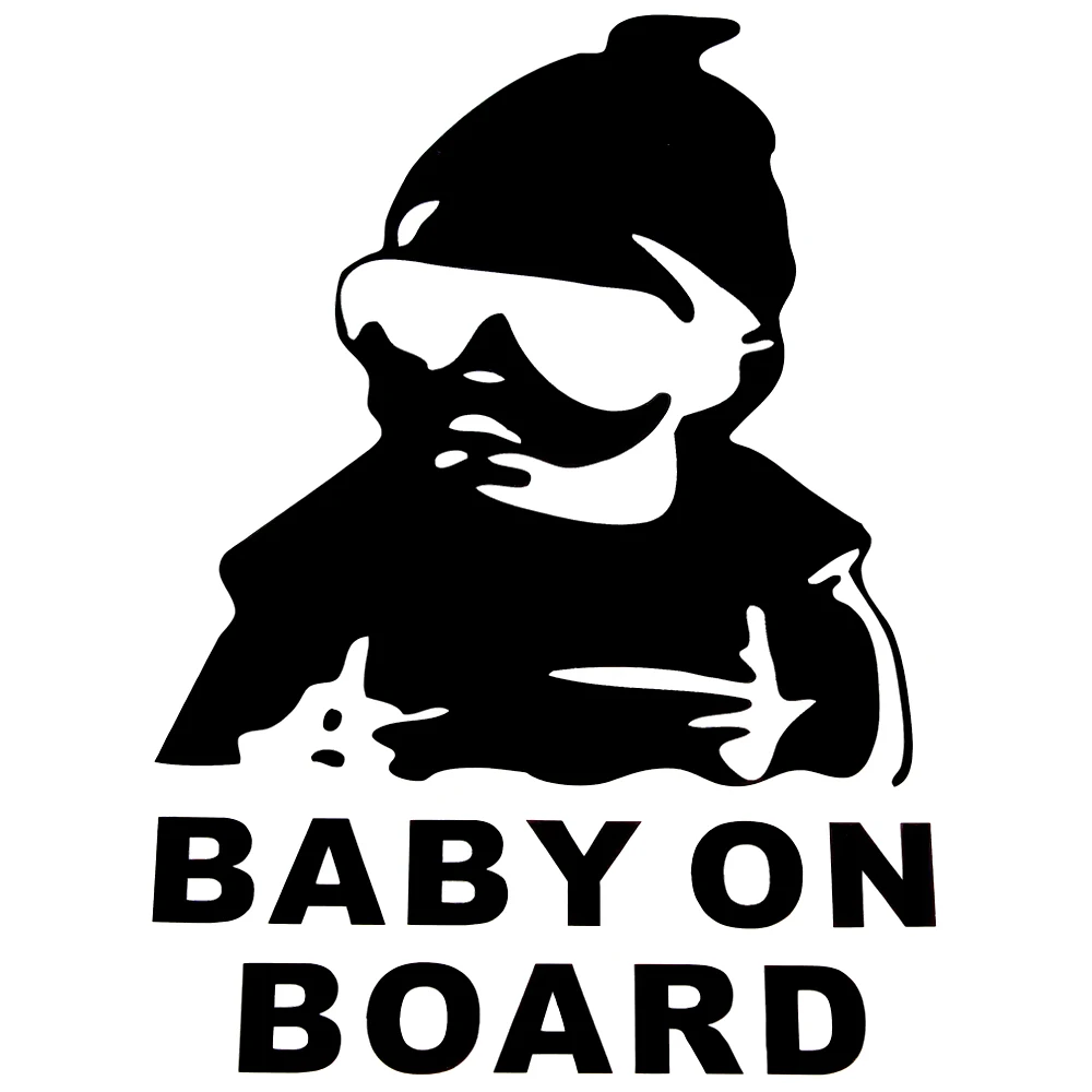 Милый BabyCar Наклейка на окно светоотражающая пленка 3D Автомобильная наклейка