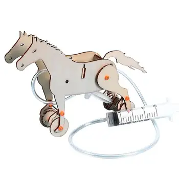 

Assembly DIY Mechanical Horse Exercise Hand Eye Coordination Imagination Materials Kit Fun Model Educational Toys