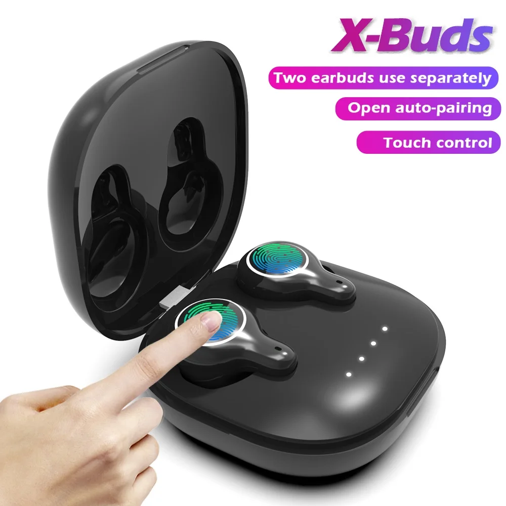 IBesi X Buds наушники TWS Bluetooth 5 0 6D стерео беспроводные мини зарядная коробка