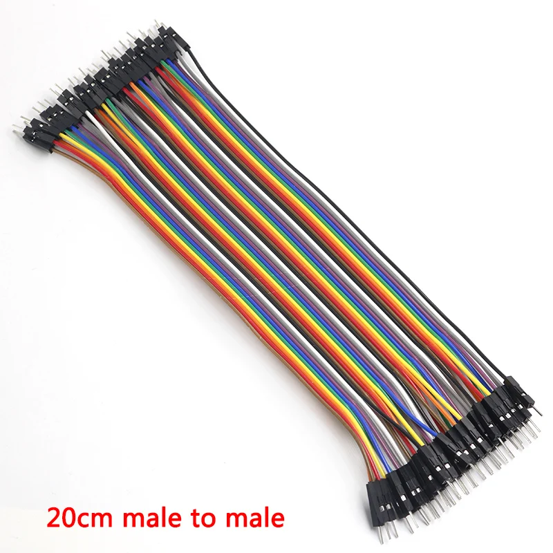 Dupont Line 10 см/20 см/30 см папа-Папа+ мама-мама соединительный провод Dupont кабель - Цвет: 20CM M-M
