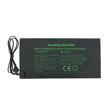 

Seedling Heat Mat Germination Plant Seeds Propagation Clone Starter Hot Pad Mat 20x10inch Flowers Garden Tool Supplies