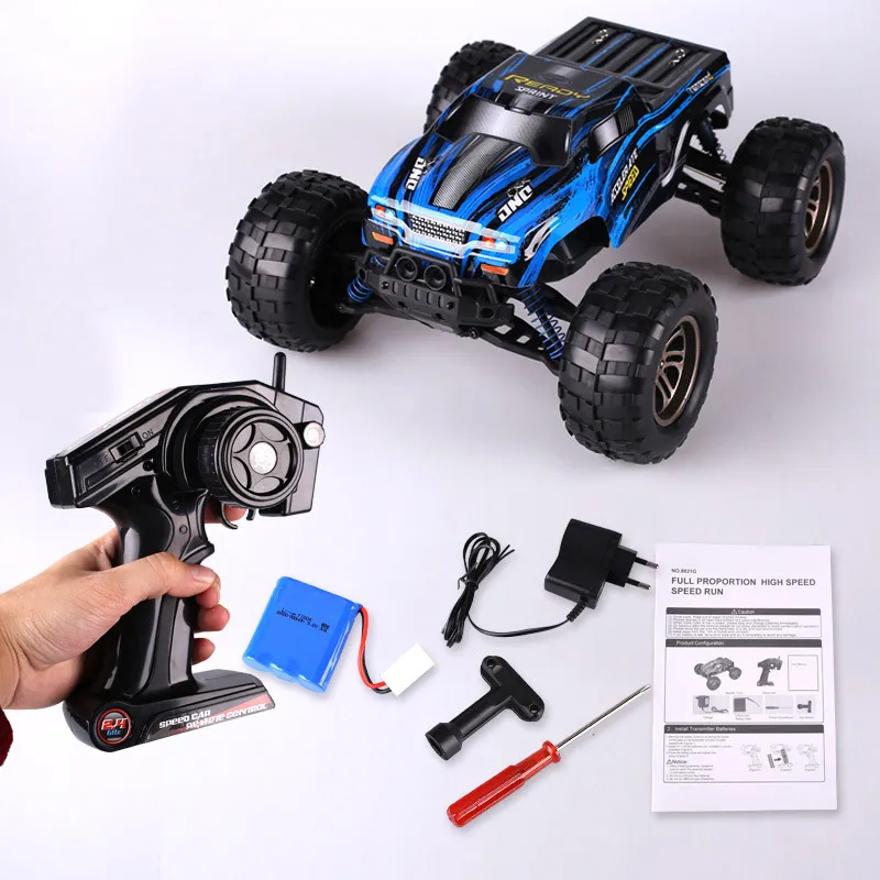 

Kai Connaught Remote Control Car 1: 12 High-Speed off-Road Vehicle Waterproof Shock-resistant Monster Truck Car Model Toys