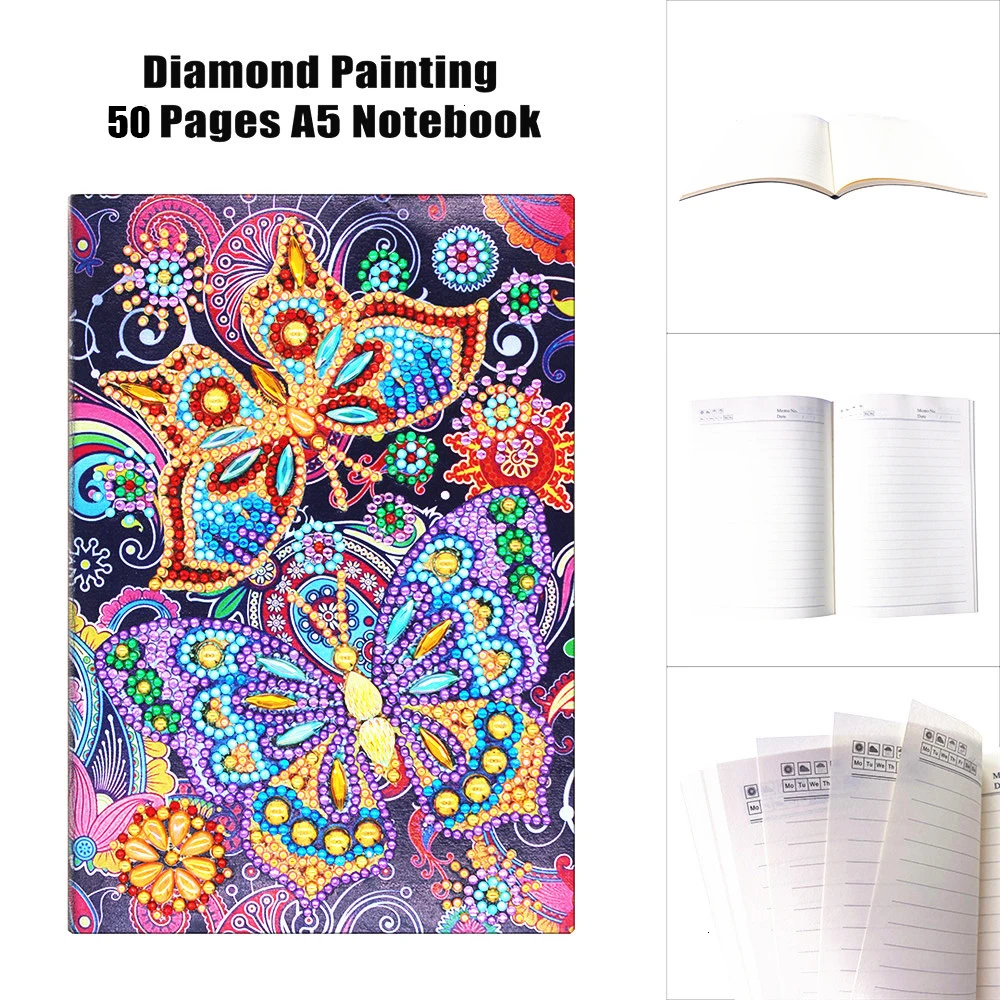 Comprar HUACAN-Cuaderno para pintar diamantes 5d, Forma especial