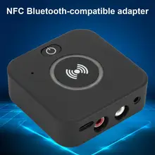 

H16 Wireless Transmitter Stable Output Long Standby Time Mini NFC RCA Bluetooth-compatible 5.0 Barrier-free Emitter for Car Spea