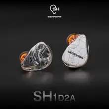 Senhear SH1D2A Dynamic 2 Balanced Armature DD 2BA Customized 3D HiFi Music Bass Monitor DJ Studio Audiophile Earphones Earbuds