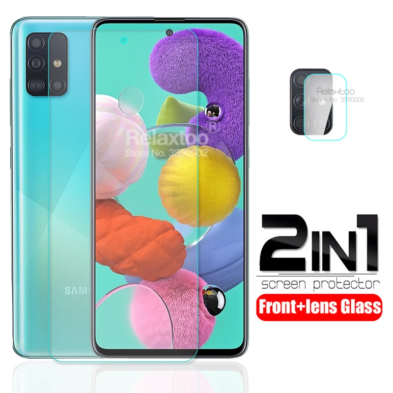 2 шт Защитное стекло для samsung galaxy a51 объектив камеры закаленное на sumsung a71 a 51 71 a515F