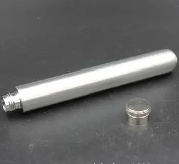 

100pcs 1oz/1.5oz Hip Flasks Polished Round Bottom Tubular Wine Pot Wine Bottle Wine Whisky Bottle Portable Stainless Steel