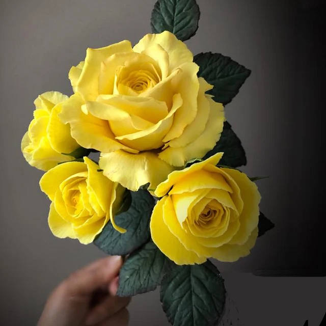 Új Rózsa Veerer Szilikon Penész Virág Torta Díszítő Csokoládé Gumpast Fondant Cukorcraft Agyag Kézzel Készített Művészeti Eszközök Cs40 - Image 5