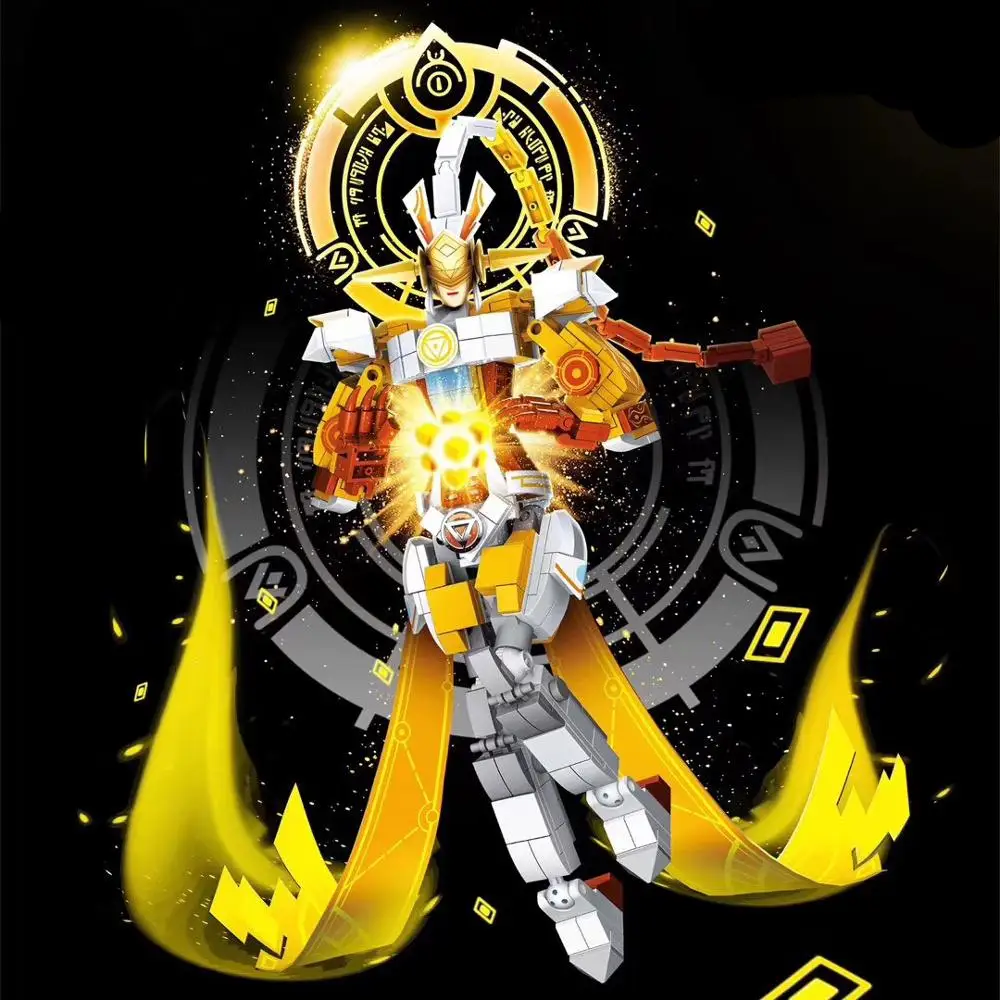 BIONICLE Romance of the Three Kingdoms Lu Bu Cao модель строительные блоки кирпичи игрушки Juguetes