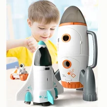 

Electronic Space Toys Series Rocket, Mist Spray Astrorocket Space-booster Toy With LED Light, Sounds,Spraying For Kid Gift