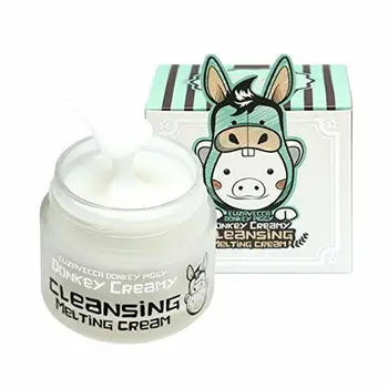 

Elizavecca Donkey Creamy Cleansing Melting Cream 100g Moisturizing Waterproof Makeup Remover Cream Cleanser Face Clean Make Up