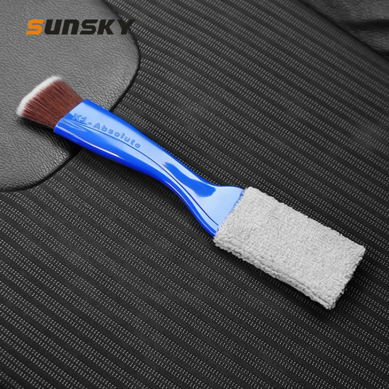 

2 PCS Car Air-Conditioned Air Outlet Cleaning Brush Car Interior Cleaning Tool Dust Soft Hair Brush