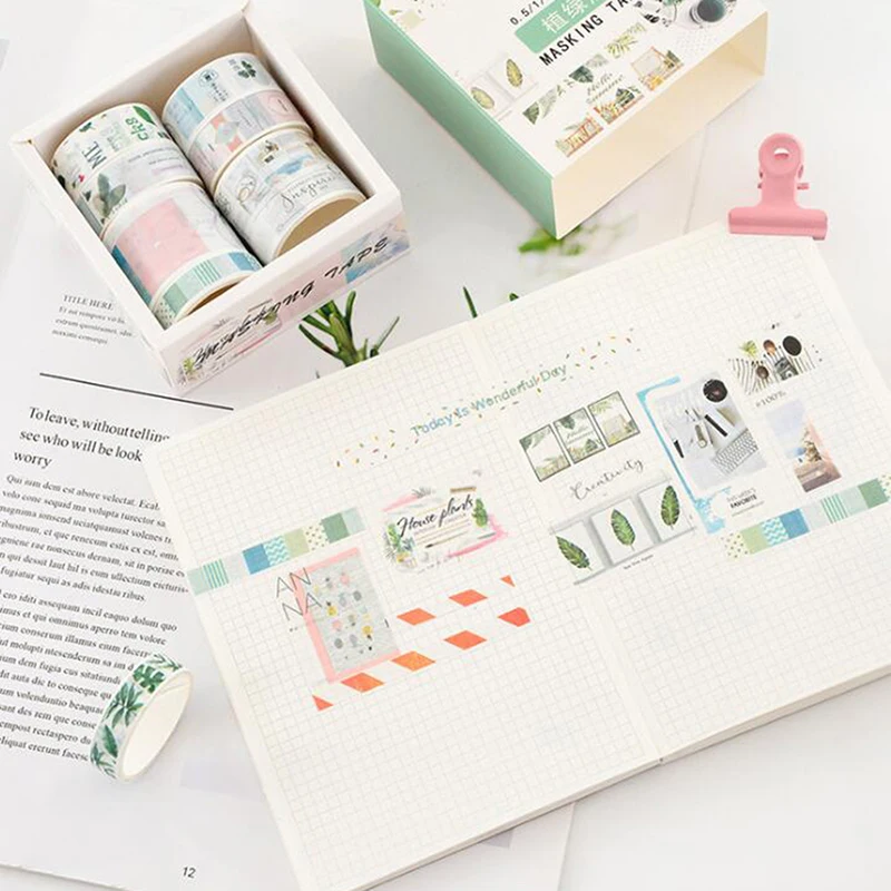 10 шт./компл. мультфильм фольгированные лента Washi японский Бумага DIY планировщик изоляционная лента клейкая наклейки с лентами Декоративные Канцелярские Ленты