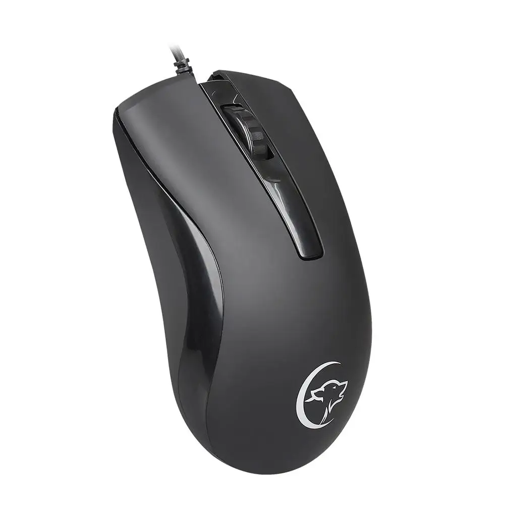 Проводная игровая мышь для YWYT G831 USB эргономичная износостойкая высокопроизводительная эргономичная компьютерная мышь Клавиатура Мышь комбо - Цвет: Black