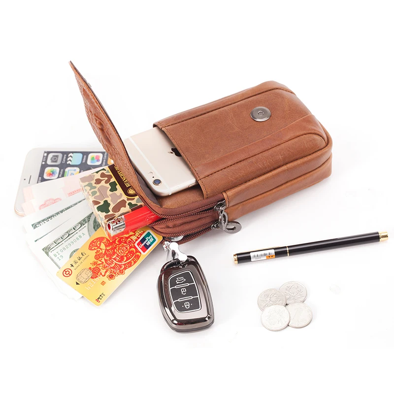 Повседневная дизайнерская забавная мужская сумка мессенджер из натуральной