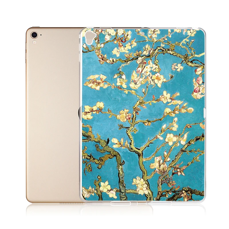 

For Apple iPad Pro 12.9-inch(2017)(2nd generation)/(2015) Case TPU Silicone Transparent frosted Slim Cover Funda Coque Capa