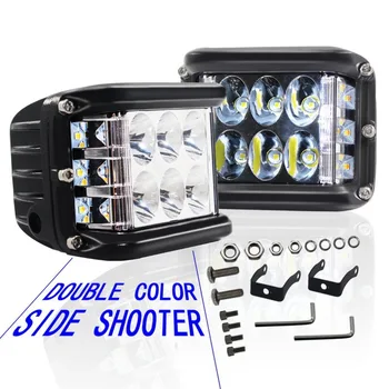 

45/90W LED Work Light Strobe Light Bar Flashing Auto Driving Fog Light For Truck SUV ATV 4WD Boat Offroad Led Bar