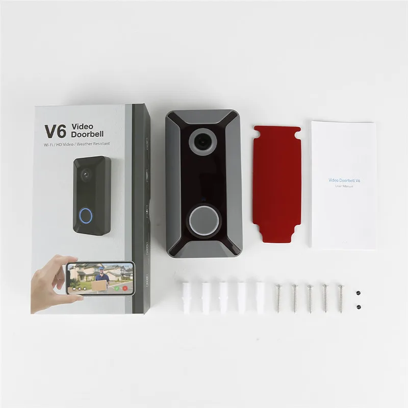 Wifi видео дверной звонок умный беспроводной 720P видео камера Облачное хранилище домофон дверной звонок Cam Водонепроницаемый домашний охранный Колокольчик для дома