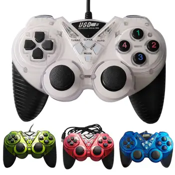 

Wired USB Game Controller for PC Computer Laptop Vibration Joystick Gamepads for WinXP / Win7 / Win8 / Win10