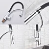 Chrome/Nickel/orb/Gold Rubber Kitchen Faucet Mixer Tap 360 Degree Rotation Pull Down Stream Sprayer Taps ► Photo 3/6