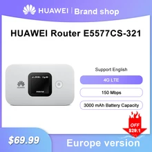 HUAWEI E5577cs 321 – routeur wifi 4G LTE Cat4, 150Mbps, point d'accès Mobile sans fil, Modem batterie E5577 321 mAh, nouvelle Version européenne 3000