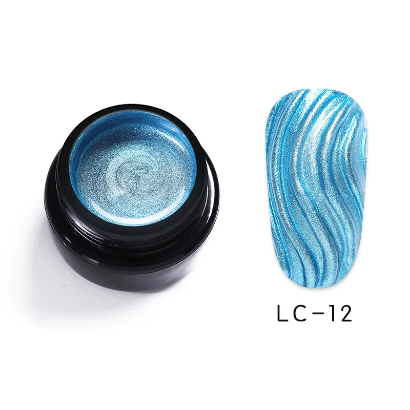 LC-12 LILYCUTE косметика парфюмерия диспенсер 5 мл металлик Цвет лак для ногтей Гель-лак живопись цветы Рисунок Лаки цвета: золотистый, серебристый Зеркальный Блеск УФ-гель маникюрный лак - Цвет: LC-12