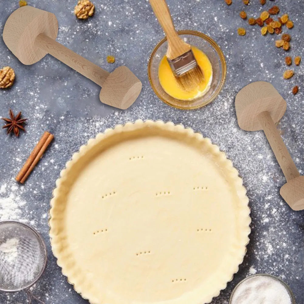 Форма для выпечки Eggtart деревянная трамбовочная двухсторонняя деревянная трамбовочная форма для выпечки