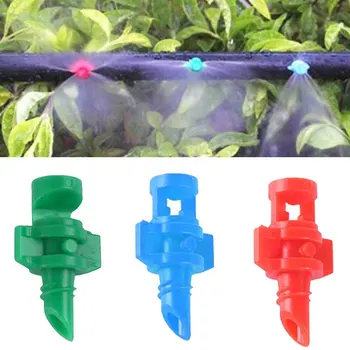 

Lot of 50 Micro Lawn & Garden Water Sprinkler, Watering System Sprinkler with Refraction Atomizer Nozzle for Farm Soil