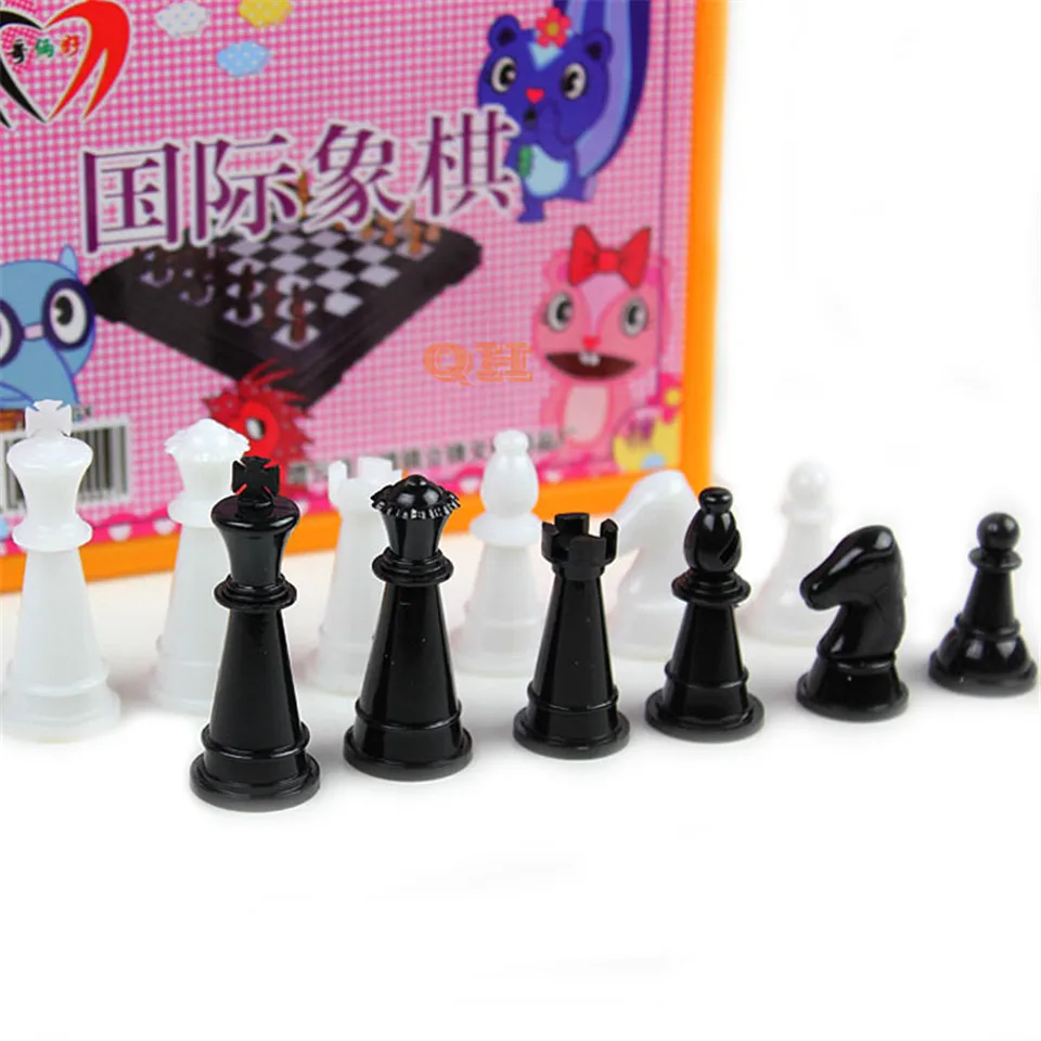 BSTFAMLY Chessman набор пластиковых шахмат игра в международные шахматы пластиковая