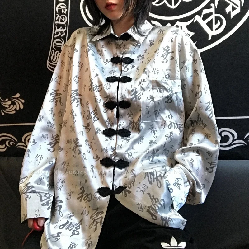 Китайский традиционный ханьфу блузка для женщин и мужчин пара Harajuku стиль