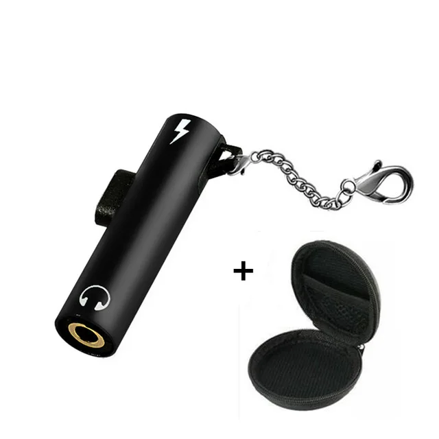 Black With Bag IOS 13 для lightning до 3,5 мм разъем Aux Наушники Аудио кабель для наушников адаптер для iPhone X 7 8 Plus XS Max XR зарядное устройство Adaptador - Цвет: Black With Bag