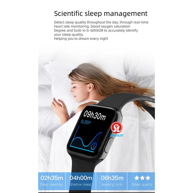  Waterproof Smart Watch Men Heart Rate Smartwatch 38MM Smart Watch for Women Men Apple Watch IOS And - 4000525923747
