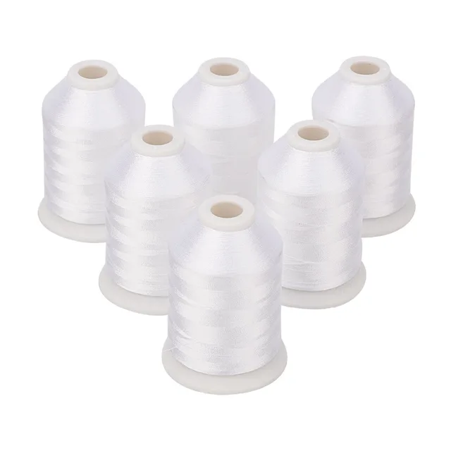 Simthread 1500 Meters Mini-King Spool 60WT Machine Embroidery Bobbin Fill  Thread White Black for Sewing Embroidery Machines - AliExpress