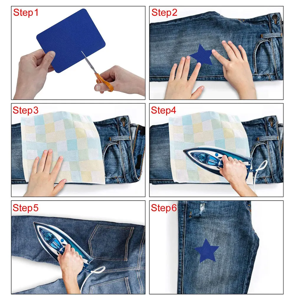 Рисунок 4 - тканевые нашивки с помощью утюга