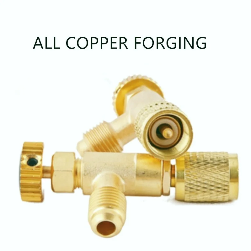 Lot De 2 Adaptateurs Pour Soupapes De Sécurité De Climatisation - Filetage 1/4" Et 5/16"