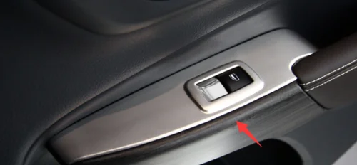 Для Jeep Cherokee- LHD ABS хром 4 двери окна переключатель кнопка Крышка