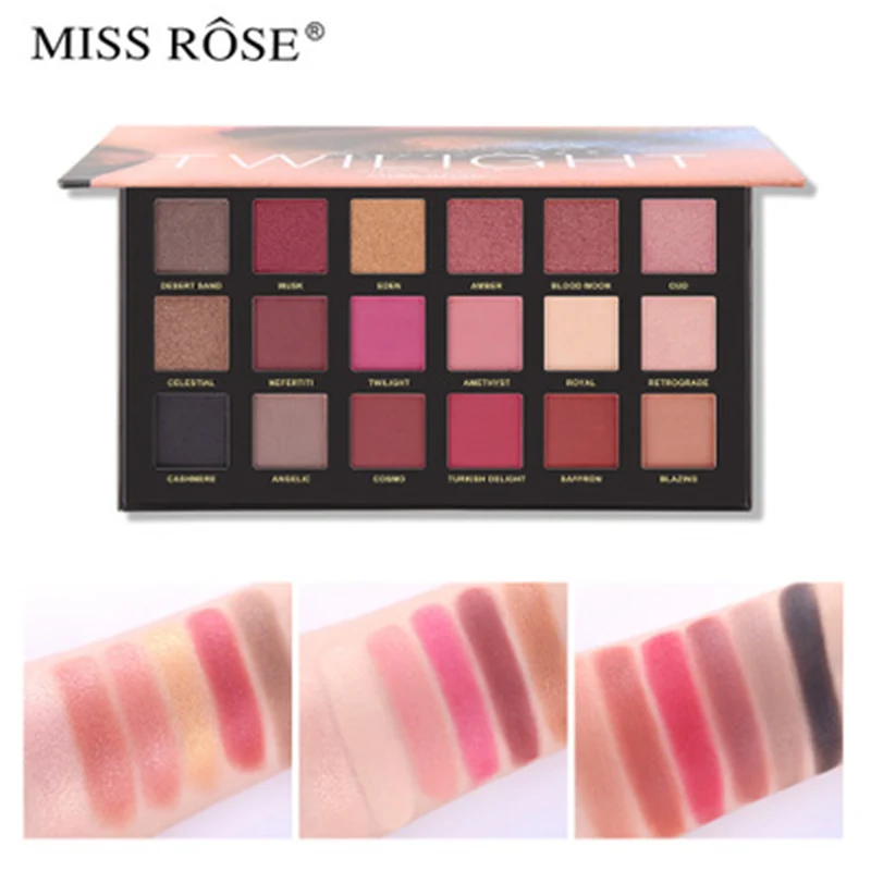 18 Colors Eyeshadow Makeup Pallete Matte Lasting Silky Powder Makeup Set SK88