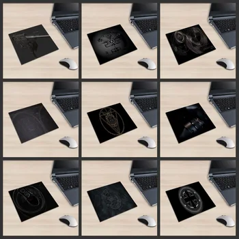 

XGZ Laptop Square Mouse Pad Mechanical Construction Round Dock PC Mat Digital Accessories Pattern Rubber Non-slip Universal